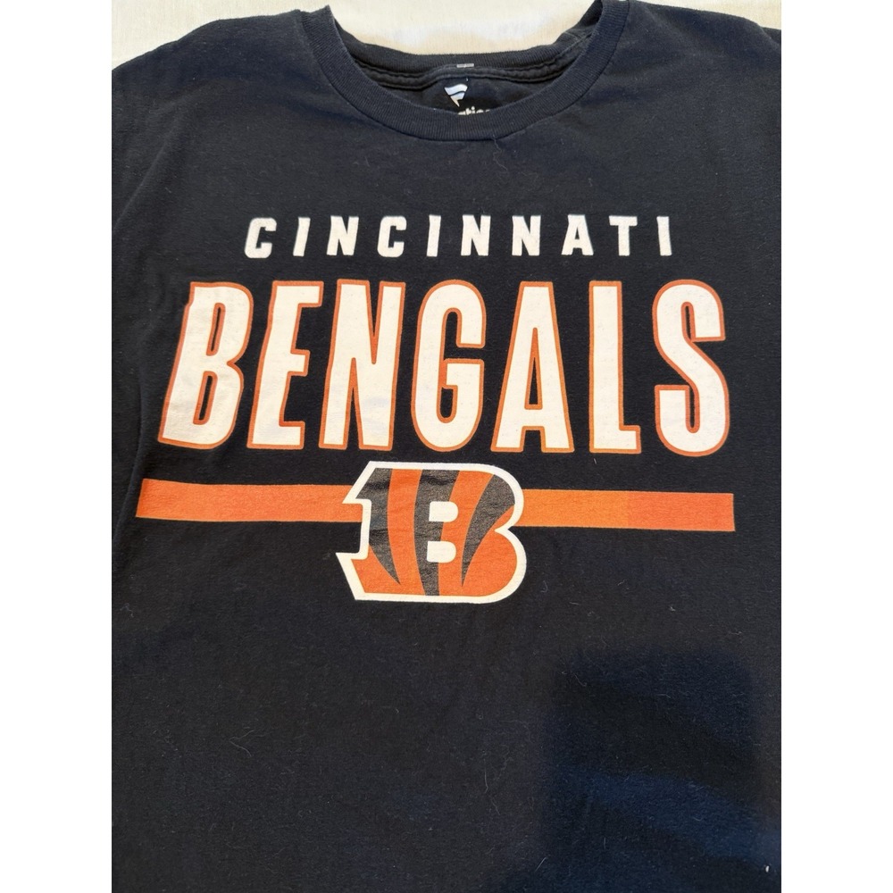 Cincinnati Bengals Women's Short Sleeve Black T-Shirt, Size Small. A4 - Picture 2 of 6